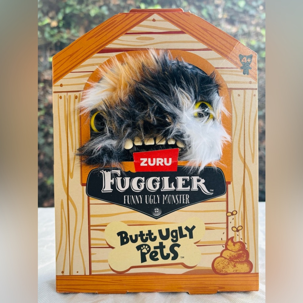 ZURU Fuggler Funny Ugly Monster “Butt Ugly Pets” Plush – Brand New Sealed